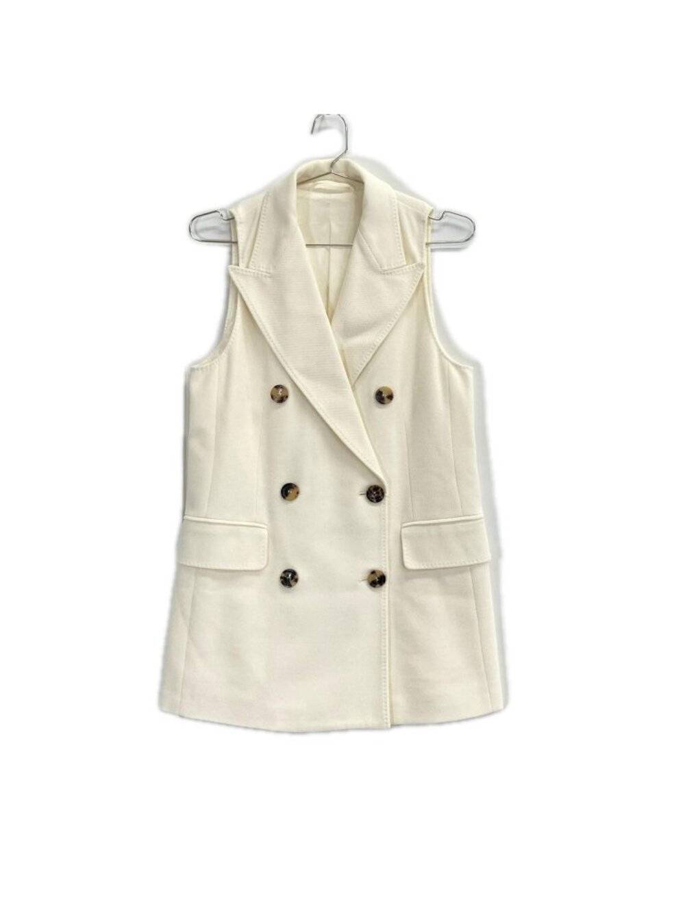 Max Mara Cotton Sleeveless Jacket 42